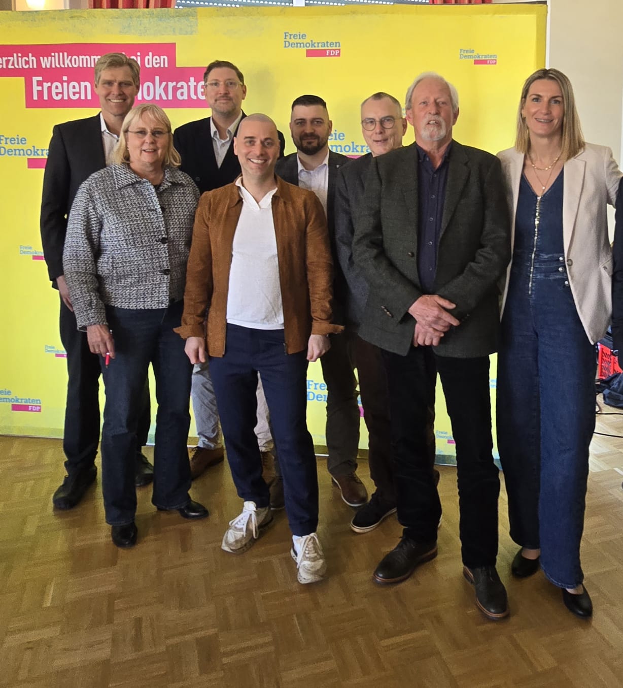 Mitglieder der FDP OVP beim Landesparteitag